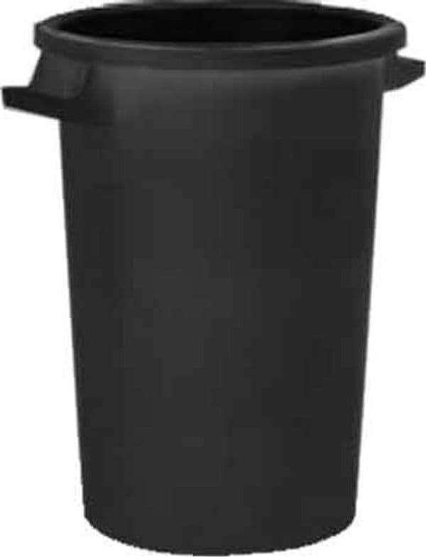 Bidone per Rifiuti Nero 75 l Ø 44X60 H - 2