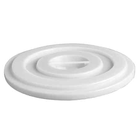 Coperchio per Bidone per Rifiuti Bianco 100 l - 2