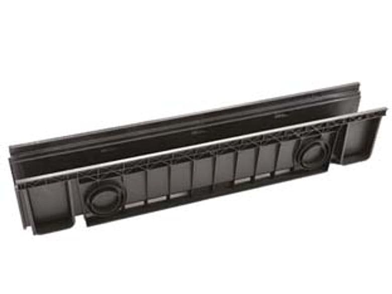 Canaletta in ABS 100 cm Nera 100 CMX13X15H - 2