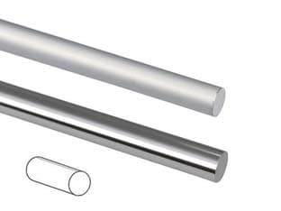 Profilo Tubo Tondo Pieno in Alluminio Ø 8 mm 1 mm m Argento 5 Pezzi - 2