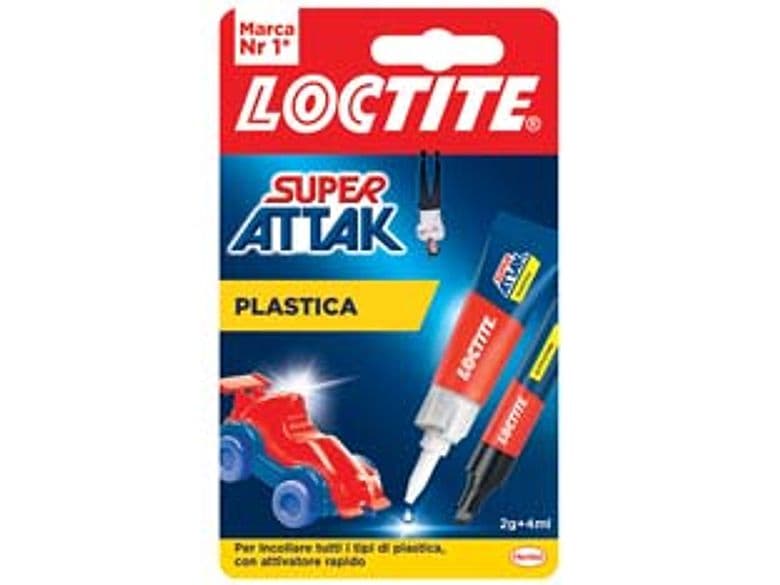 Super Attak Plastica 2 G+4 ml Loctite 12 Blister - 2