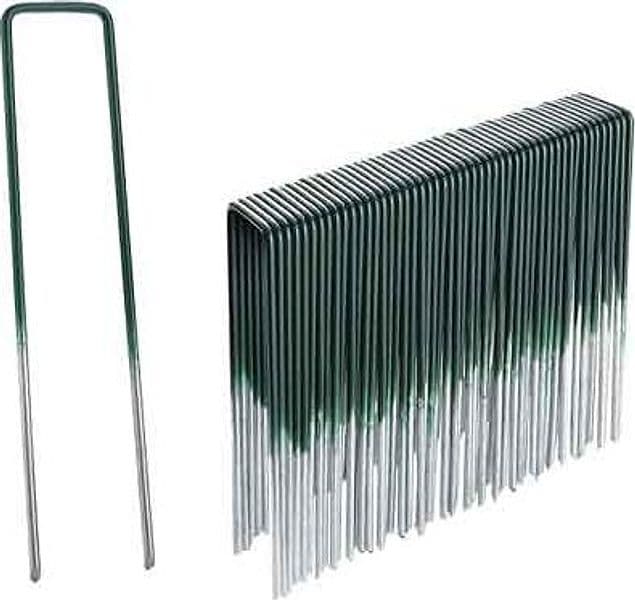Picchetti ad U per Fissaggio Prato 15 cm Conf 20 Pezzi - 2