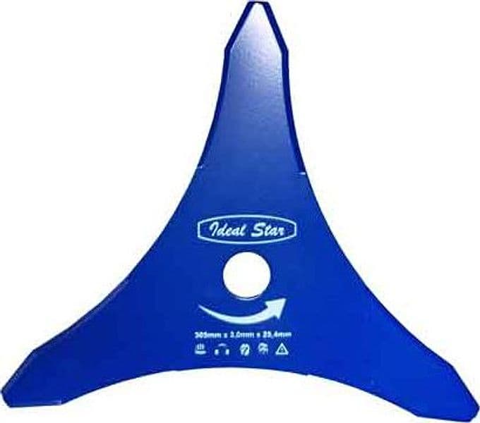 Disco per Decespugliatore 3 Denti Doppia Affilatura Ø 305 x 3,0 - 2