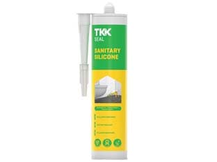 Tkk Silicone per Sanitari Seal Sil 280 ml Trasparente 4 Pezzi - 2