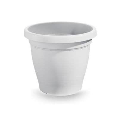 Vaso Verona Ø Cm 20 x 16,5H Colore Bianco - 2