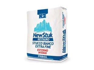 K2 Newstuk Restauro Stucco in Polvere Base Cemento in Sacco 1 kg 24 Pezzi - 2