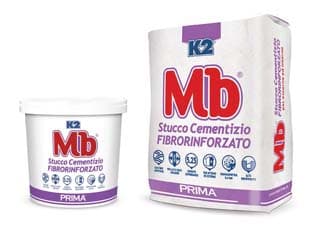 K2 Mb Rasante Stucco in Polvere Cementizio Fibrato 5 kg in Sacco K2 4 Pezzi - 2