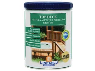Finitura All'Acqua Effetto Olio per Legno Top Deck Hd 2000 Trasparente 750 - 2