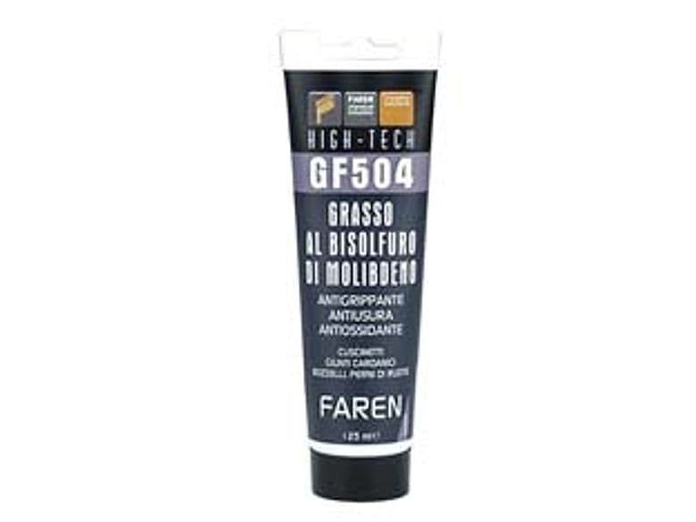 Grasso GF504 al Bisolfuro di Molibdeno 125 ml Faren 12 Pezzi