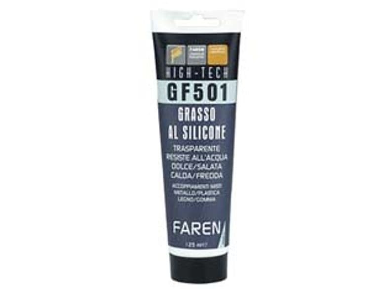 Grasso al Silicone Trasparente GF501 125 ml Faren 12 Pezzi - 2