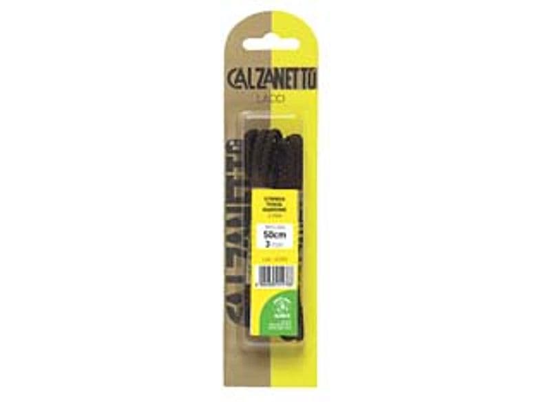 Laccio Scarpa Tondo Marrone 50 cm in Blister da 2 Paia Ebano 6 Blister - 2