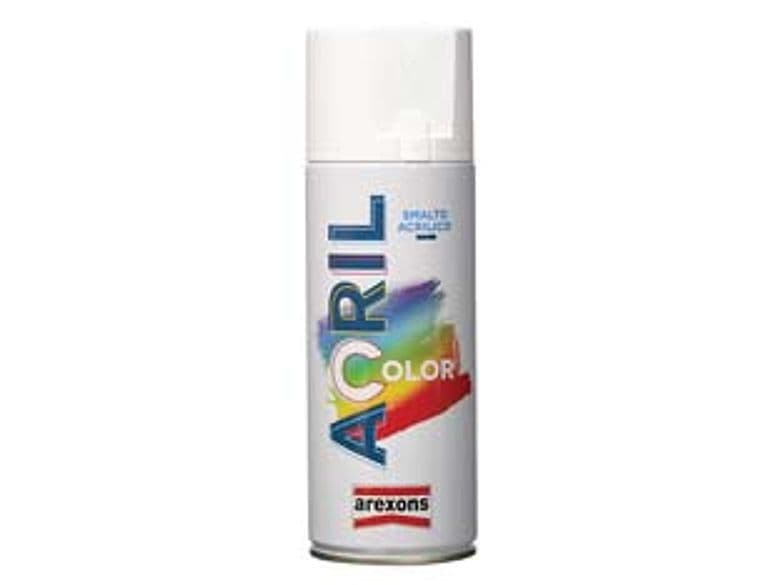 Acrilcolor Smalto Acrilico Spray 400 ml Nero Opaco (3961) Arexons 6 Pezzi - 2
