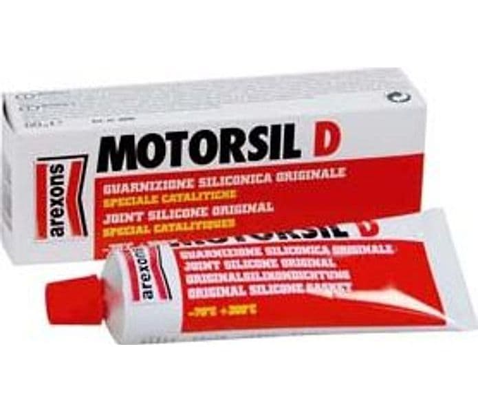 Guarnizione Sigillante Originale Motorsil D Rossa 60 g in Tubetto (0096) - 2