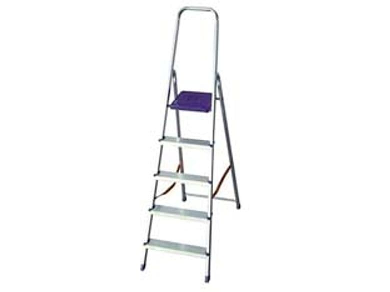 Scala in Alluminio K100 D.LGS.81 08 3 Gradini 44 CMX6,9X133H (62H Pedana) - 2