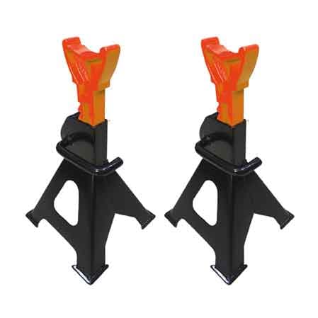 Cavalletti per Auto Ideal Star Portata Kg 3000 2 Pezzi - 2