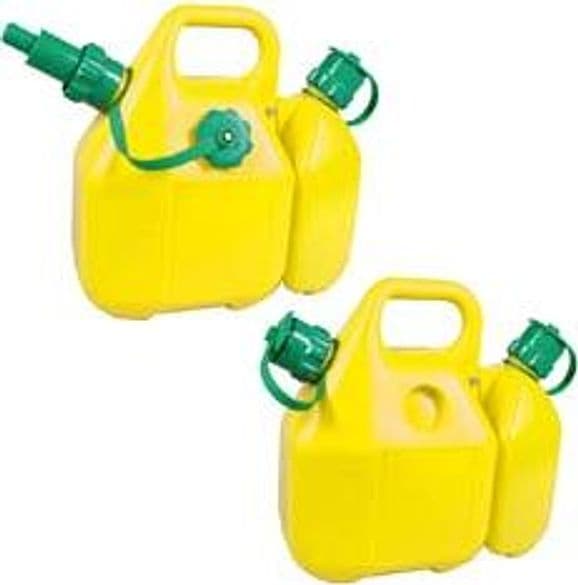 Tanica Doppia per Benzina Olio 6 l +2,5 6 l + 2,5 l Excel