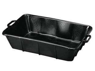 Cassa in Plastica Nera 25 l 44 CMX34X18H 4 Pezzi - 2