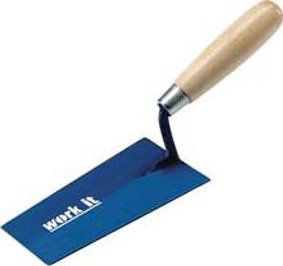 Cazzuolino Work It Punta Quadra Manico in Legno 140 mm 41128 6 Pezzi - 2