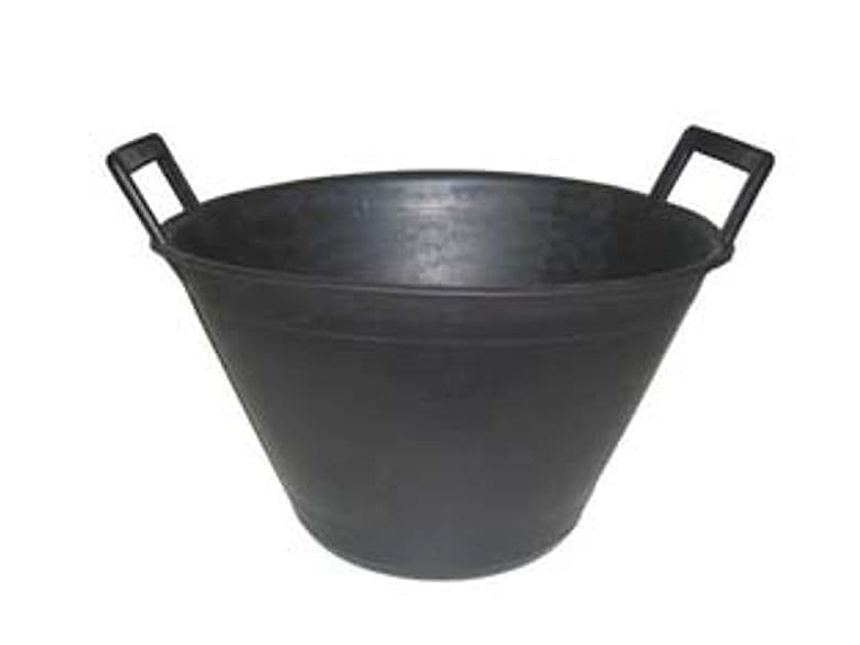Secchio Muratore con Due Manici Nero Ø 36 mm cm 10 l 10 Pezzi - 2