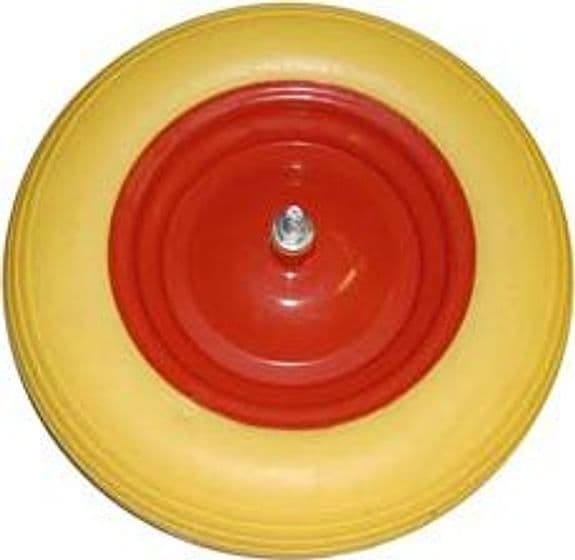 Ruota per Carriola Pu Piena Perno 12 MMX170 Perno 12 MMX170, Interasse 110 - 2