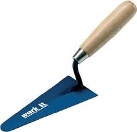 Cazzuolino Work It Punta Tonda Manico in Legno 140 mm 41120 Ausonia 6 Pezzi - 2