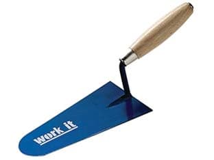 Cazzuola Work It Punta Tonda Manico in Legno 160 mm 41221 Ausonia 6 Pezzi - 2