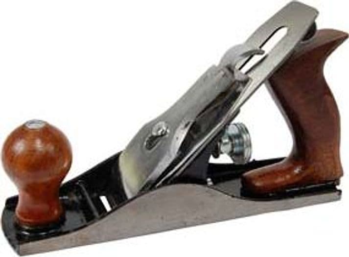 Pialla in Metallo con Manico Legno 225 mm Lama in Acciaio 41 mm Alte - 2