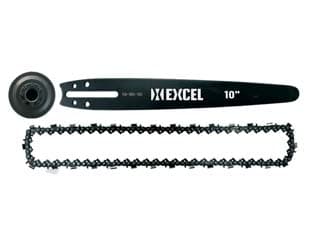Kit Barra Carving+catena+campana Frizione per Motosega 25 2510 cm Passo 1 - 2