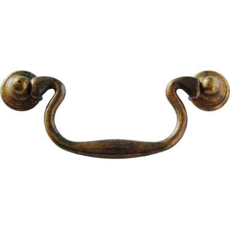 Maniglia per Mobili 5050 Interasse 96 mm Giusti Patinato Antico - 2