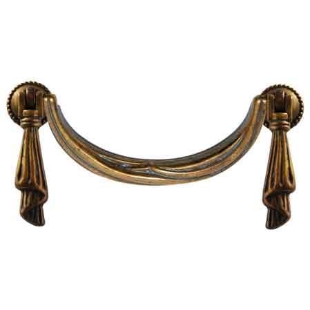 Maniglia per Mobili 5040 Interasse 64 mm Giusti Patinato Antico - 2