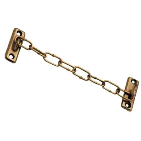 Catena di Sicurezza in Ottone per Porte 150 mm Ottone Lucido 25 Pezzi - 2