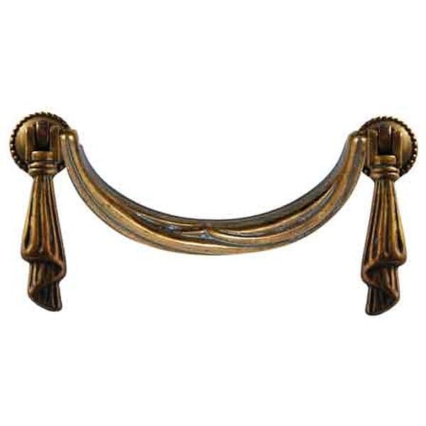 Maniglia per Mobili 5040 Interasse 96 mm Giusti Patinato Antico - 2