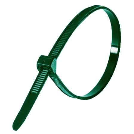Fascetta di Cablaggio Ideal Star Verde 3,6 x 140 mm 100 Pezzi - 2