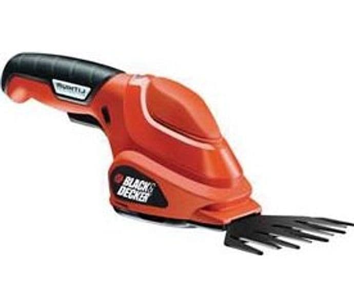 Forbici Cesoia per Erba e Arbusti a Batteria Litio 3,6 V con Lama 10 cm – Black&Decker