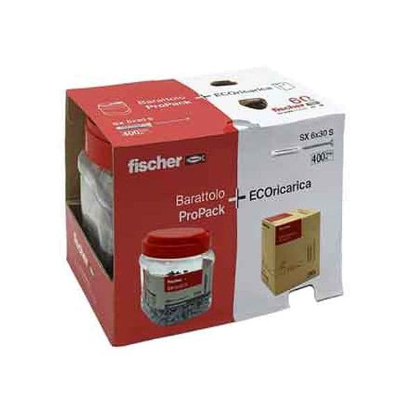 Tassello con Vite Sx in Barattolo Sx Fischer Barattolo con Ricarica Eco 200