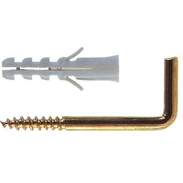 Tassello con Gancio Appendiquadri Sx 4G Fischer Ø 4 x 20 mm 10 Pezzi