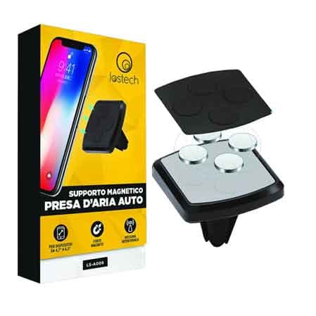 Supporto Magnetico Presa D Aria Auto per Telefono Lostech - 2