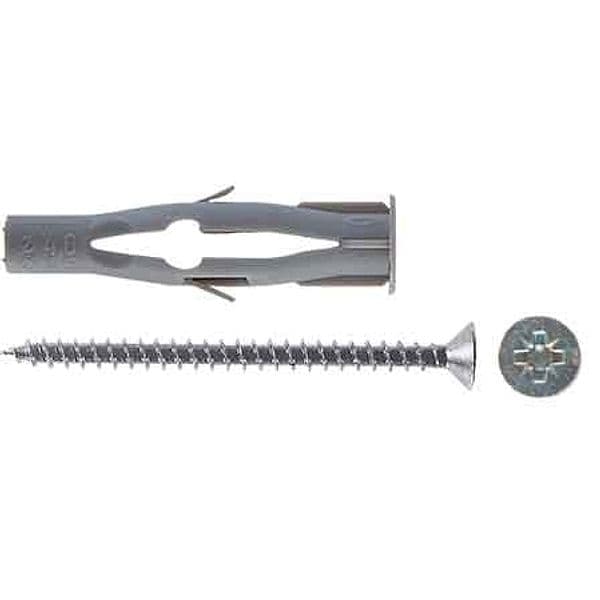 Tassello con Vite Fu V Fu 8 x 50V Fischer Ø 8 x 50 mm Vite 4,5 x 60 mm