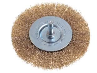Spazzola a Disco Circolare Fili Ottone per Trapano Ø 75 mm Codulo 2 Blister - 2
