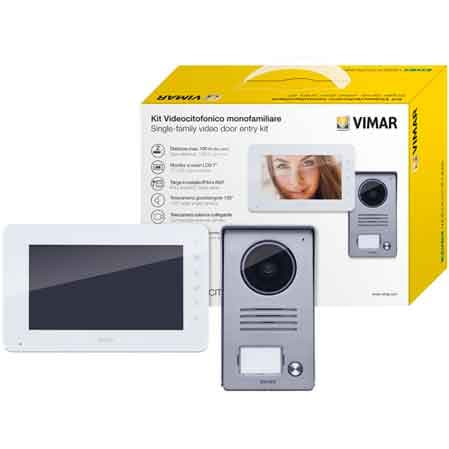 Kit Videocitofono Monofamiliare K40910 Vimar Schermo 7 - 2