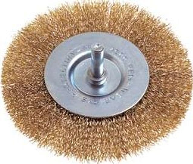 Spazzola a Disco Circolare Fili Acciaio per Trapano Ø 40 mm 5 Blister - 2