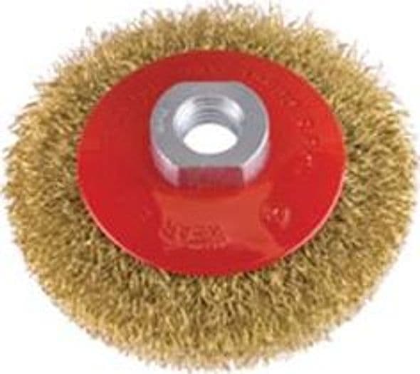Spazzola Circolare Conica Fili in Acciaio Ø 120 mm Pg 468 Pg 2 Blister - 2