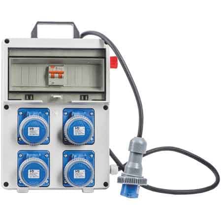 Quadro di Distribuzione 220V con Pulsante di Emergenza Cm 25,5 x 12,5 x - 2