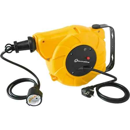 Avvolgicavo Elettrico Automatico a Molla 15 m (13 con 2) Electraline - 2