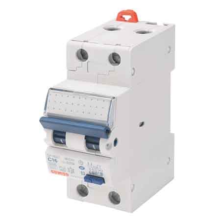 Interruttore Magnetotermico Differenziale Gewiss 1P con N C. Nominale 20A - 2