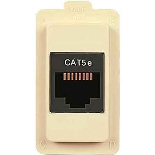 Presa Telefonica Tondo RJ45 Cat 5E Utp Ec Elettrocanali