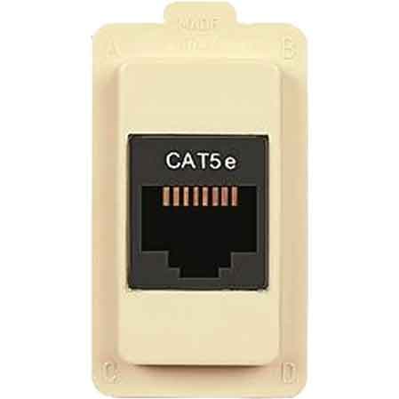 Presa Telefonica Tondo RJ45 Cat 5E Utp Ec Elettrocanali - 2
