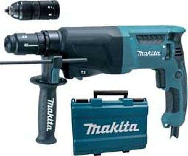 Tassellatore 3 Funzioni Sdsplus + Mandrino 13 780 Mmw 2,7J (HR2630T) Makita - 2