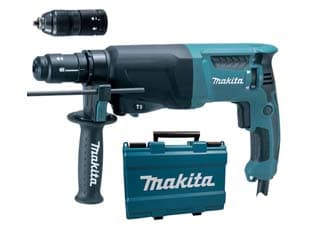 Tassellatore 3 Funzioni Sdsplus + Mandrino 13 780 Mmw 2,7J (HR2630T) Makita - 2