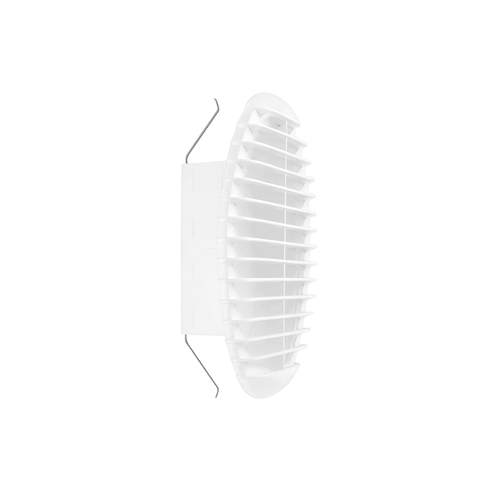 Griglia Tonda in Materiale Termoplastico Vecam Bianca Imb 160 a 200 Ø 220 - 2